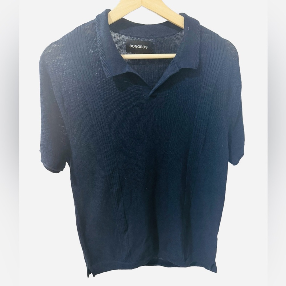 Bonobos Men's Deep Blue Polo Shirt